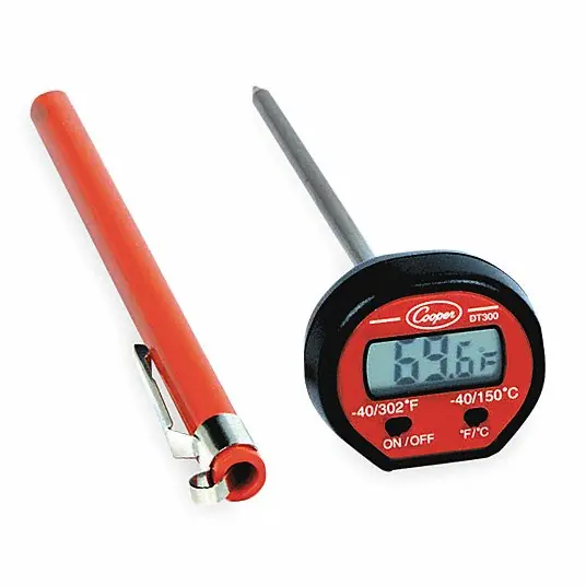 COOPER-ATKINS DT300-0-8 Digital Pocket Test Oval Style