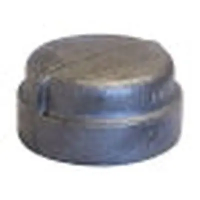 ANVIL 2D.B300CAP 2-1/2 in Black Malleable Threaded 300 lb Cap Domestic