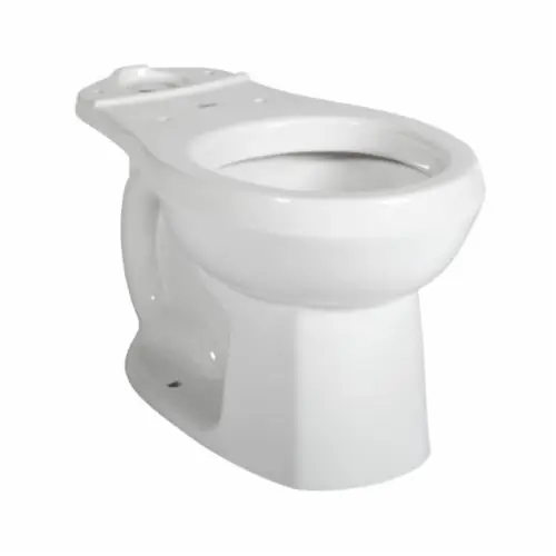 American Standard 3061.001.020 Evolution 2 FloWise Universal Toilet Bowl With (2) Bolt Caps, White, Round Front Shape, 12 in Rough-In, 2 in Trapway