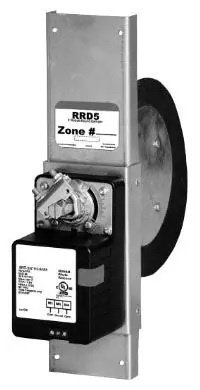 Honeywell RRD6/U Retrofit Round Damper 24 VAC 6 Inch Diameter