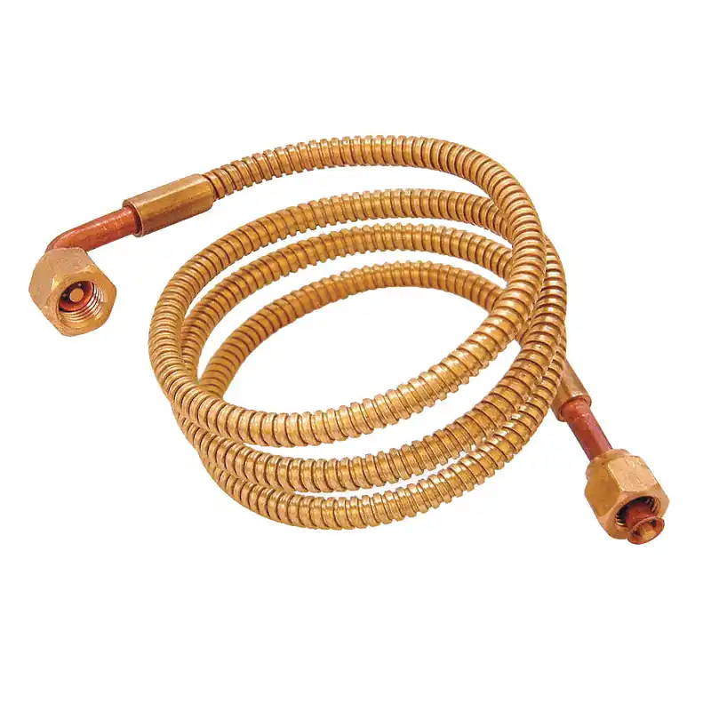 Johnson Controls SEC99AA-24C Brass Sleeve & Copper Tubing Armored Capillary Tubing 0.062 ID x 1/8OD x 24