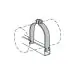 ANVIL 78101161173 Conduit Clamp Assembly 12 in Conduit 1400 lb Load