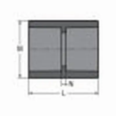 Spears 829-025 Coupling 2-1/2 in Nominal SCH 80/XH
