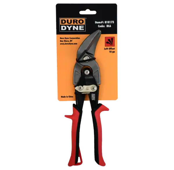 DURO DYNE 818173 DL6 Left Cut Offset Red Snips
