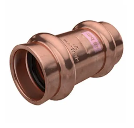 Conex CB-MPA5270-0020001 1/4 in PxP Coupling Copper Refrigeration Press Fitting
