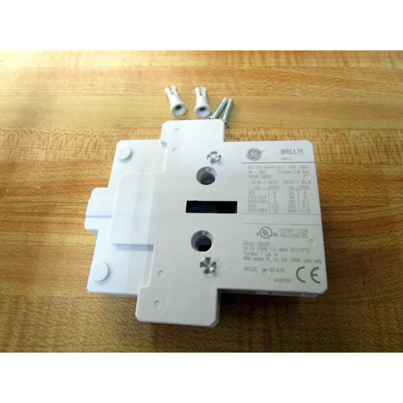 General Electric BRLL11 Aux.Contact Block 1NO/1NC