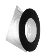 HART & COOLEY 502691 7 ALL FUEL BLACK WALL THIMBLE