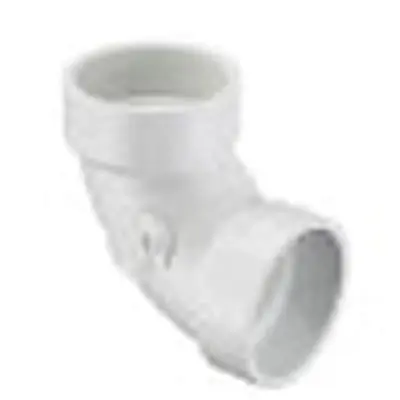LASCO P300-040 PVC DWV 1/4 BEND HUBXH UB 4 IN SCH 40/STD