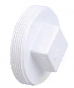 PVC DWV 106 PVC DWV Plug Power 6-in dia x Threaded