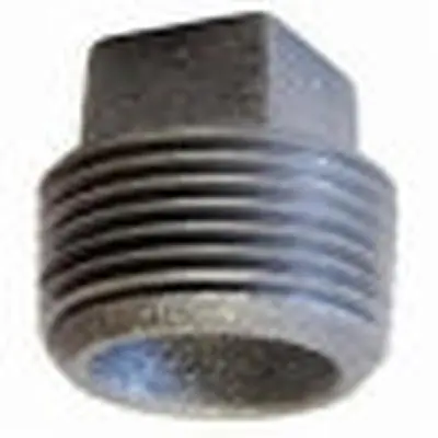 ANVIL 1D.BP Cored Square Head Plug 1-1/2 in MNPT 125 lb