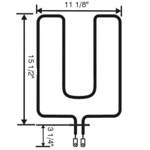 Electrolux 5303051140 ELEMENT BROIL 2950 W
