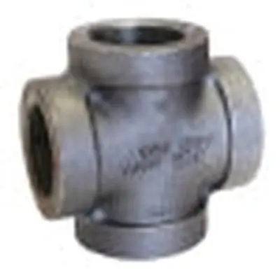 ANVIL 1D.B300CR 1-1/2 in Black Malleable lb300 lb Threaded Cross Domestic
