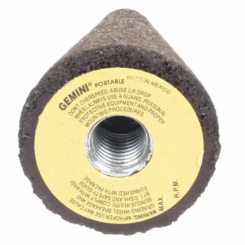 Norton 66253349845 2 Square Tip Grinding Cone Portable 3 Thickness 24 Grit