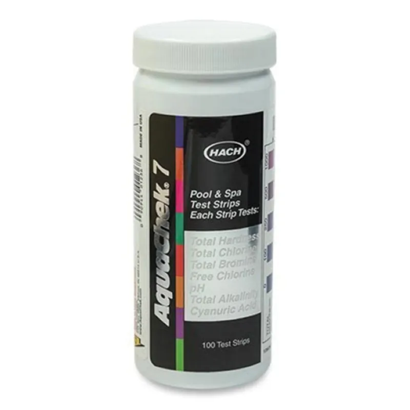 HACH COMPANY 551236 HACH AQUACHEK SILVER 7-IN-1 TEST STRIPS