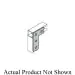 ANVIL 78101150462 AS719G Corner Joiner Plate, 4 Holes, 3-1/2 in L x 1-5/8 in W x 1/4 in THK