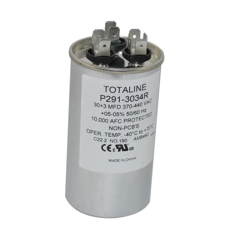 CARRIER P291-3034R RUN CAP RND 440V 30/3 MFD