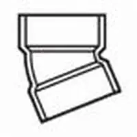 LASCO P324-030 3 PVC DWV 22-1/2 Elbow Hub Hub
