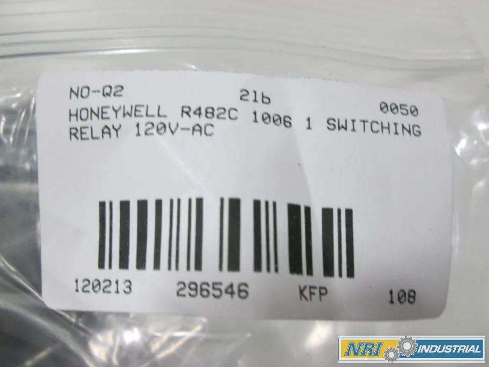 HONEYWELL R482C1006 Switching Relay 120v-ac