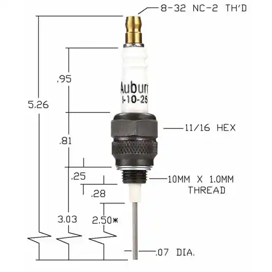 Auburn CS12986 I-10-25 Auburn Ignitor