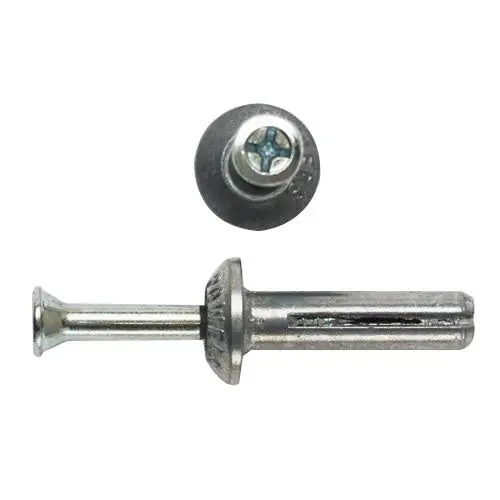 Peco Fastener 2705J Zamac Alloy Nail Anchor With Carbon Steel Drive Screw 1/4-Inch x 1-1/2-Inch