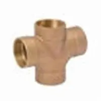 MUELLER INDUSTRIES A07105 DWV Double Tee 2 in Nominal C x C x C