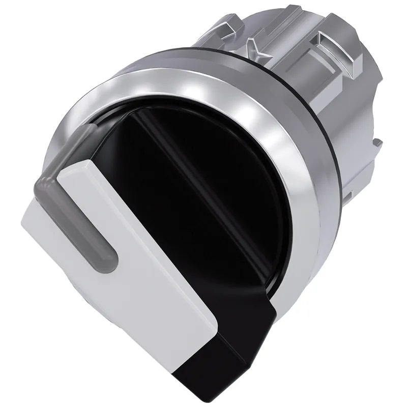 Siemens 3SU1052-2BF60-0AA0 Sel Sw, 2Pos, Mtnd, Short Handle, Wht