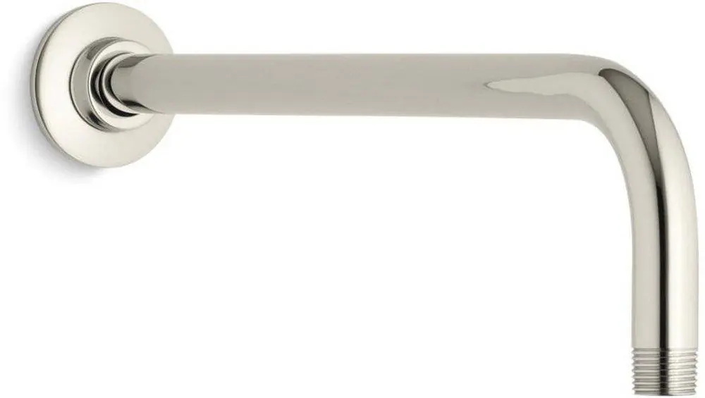 Kohler 10124-SN 14 in. Shower Arm and Flange in Vibrant Polished Nickel