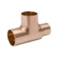 MUELLER INDUSTRIES W04042 Copper Sweat Tee 3/4 X 1/2 X 5/8 In