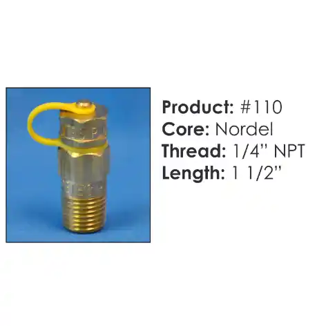 Bell & Gossett 110 Petes Plug 1/4in NPT 1.5in Length