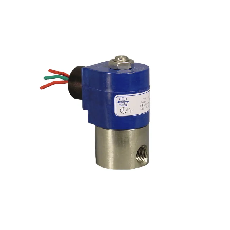 GC Valves S302GF02V3BC9 0.25in NO 120V AWO Nat Gas SS Solenoid