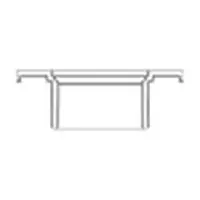 LASCO P800-040 4 PVC DWV Closet Flange Hub