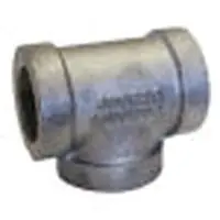 ANVIL 4.B300T 4 in Black Malleable 300 lb FNPT Tee Domestic