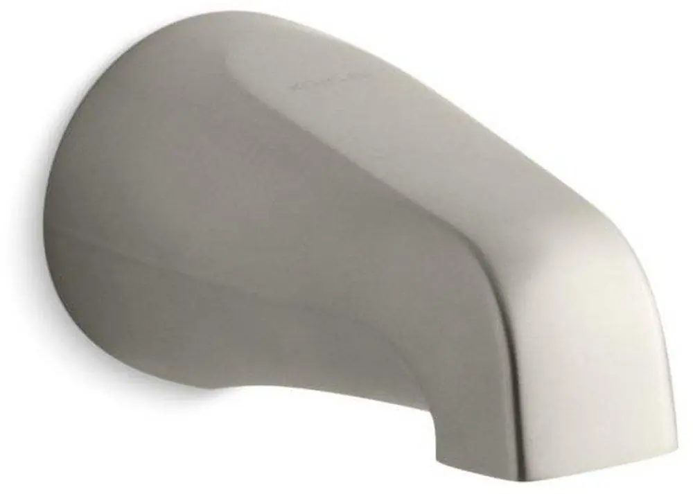 KOHLER 15135-S-BN Coralais Non-Diverter Tub Spout in Vibrant Brushed Nickel