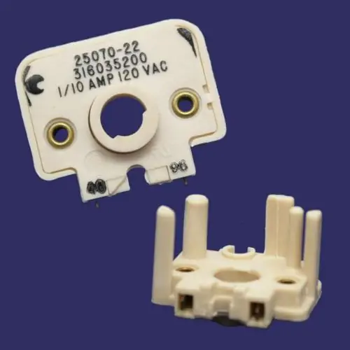 Electrolux 316035200 SWITCH POWER 1.35 inches