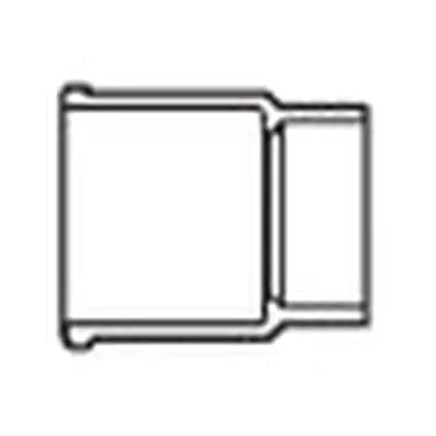 Lasco P123-020 2 in Nominal Hub x Spigot End Style SCH 40 PVC
