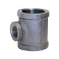 ANVIL 1BXC.BMT 1-1/4 x 1-1/4 x 3/8 Black Malleable 150 lb FNPT Reducing Tee Domestic