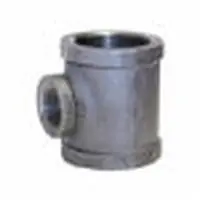 Anvil 4X2D.BMT 4 x 4 x 2-1/2 Black Malleable 150 lb FNPT Reducing Tee Domestic