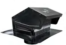 Builder's Best 12635 Roof Vent Hood HVAC 4 in. Diameter