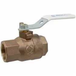 Nibco T-585-80-LF Full Port Silicon Bronze Ball Valve, 3/4 inch, NPT x NPT