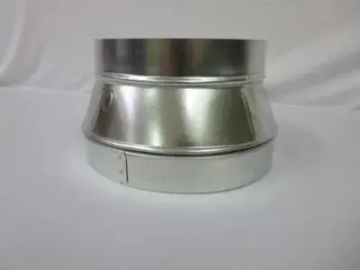 Crown Products 26575 Tapered Reducer Galvanized Steel 7in x 5in