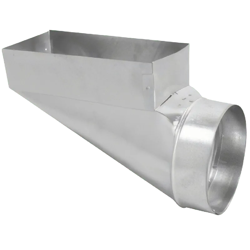 Gray Metal South 244F-6148 Flanged End Register Boot 30 ga. (14 inch x 6 inch x 8 inch)