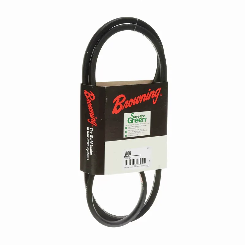 Browning 1082437 A66 Super Gripbelt V-Belt 1/2 Inch Width 68 Inch Length Replacement 1082437