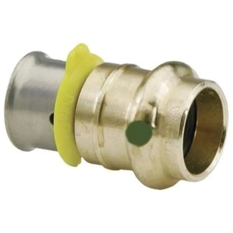 Viega 99675 1-1/2 x 1 PureFlow Press x PureFlow Press 160 PSI Lead-Free Bronze EPDM Sealing Element Transition Reducing Coupling