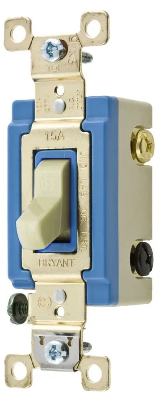 Bryant 4803I AC Toggle Switch 15A 3W Replacement MPN