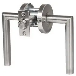 TRIMCO 1074-1ST002RH630 Barn/Pocket Door Latchset Tubular Privacy Right Hand 2-3/8 Backset