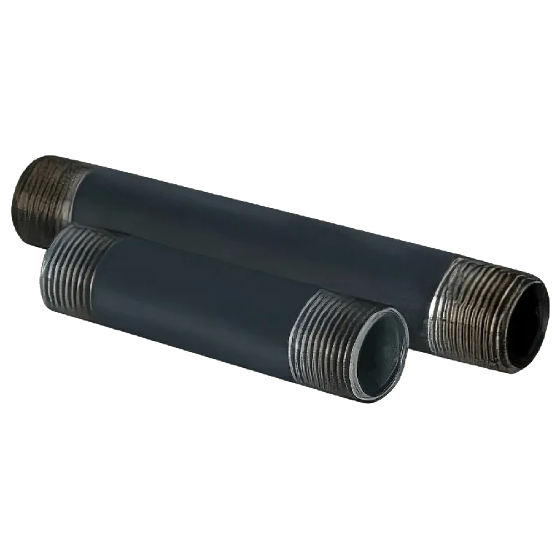 Matco-Norca IBNLT 1-1/2 inch x 5 inch SCH 40 Black Steel Nipple