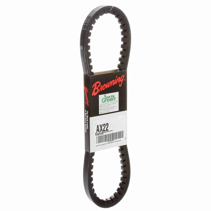 Browning 2351278 AX22 Gripnotch Belt Cogged V-Belt For Industrial Applications