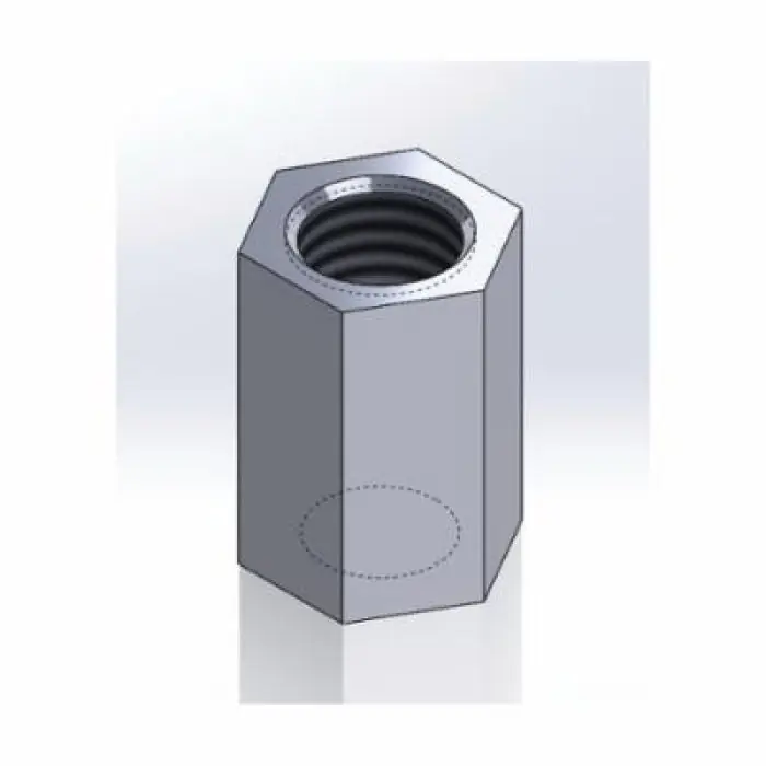 Empire 51R0050 Reducing Rod Coupling 1/2-13 x 3/8-16 Rod
