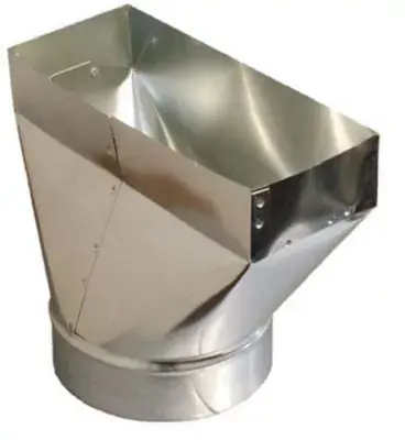 Air Duct Products 8405.1407-26 Straight Register Boot 26 Gauge