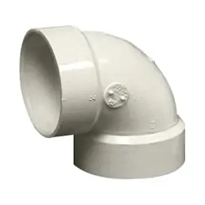 Napco P208 P-Series PVC Solvent Weld SDR35 Sewer 1/4 Bend 8 in